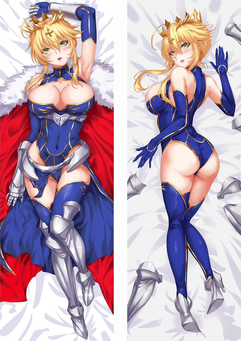 Fate/Grand Order Altria Pendragon Lancer Anime Dakimakura Pillow Cover image 0