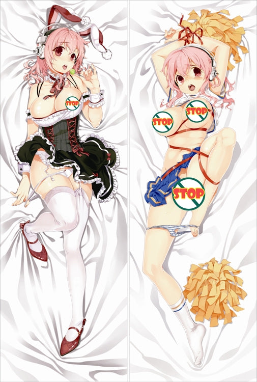 Super Sonico Anime Dakimakura Body Pillow Cover image 0