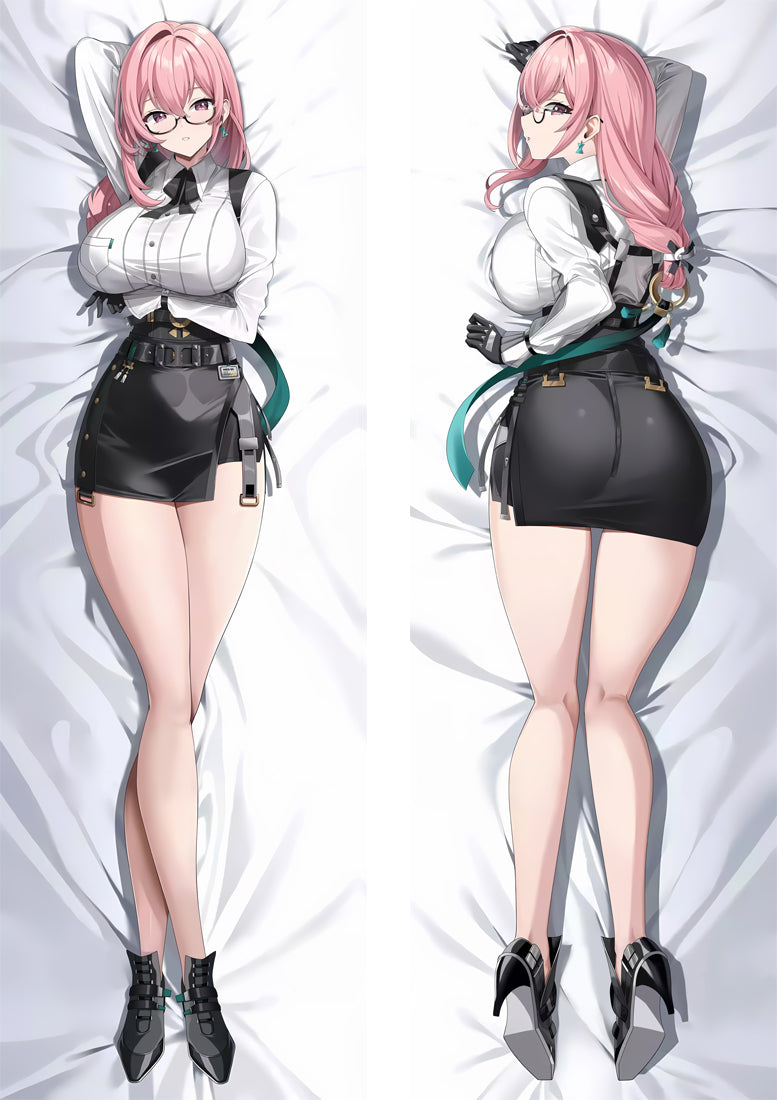 Zenless Zone Zero Tsukishiro Yanagi Anime Dakimakura Girl Body Pillow Cover image 0