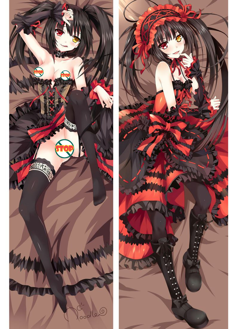 Date A Live Tokisaki Kurumi Anime Dakimakura Pillow Cover image 0