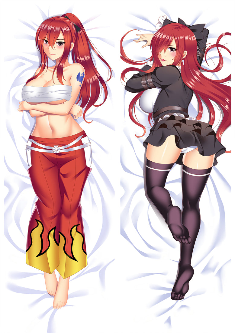 Fairy tail Erza Scarlet Anime Dakimakura Pillow Cover Mgf-86070 image 0