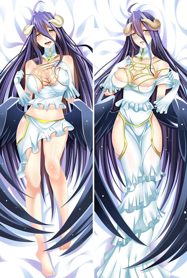 Overlord Albedo Anime Dakimakura Pillow Case image 0