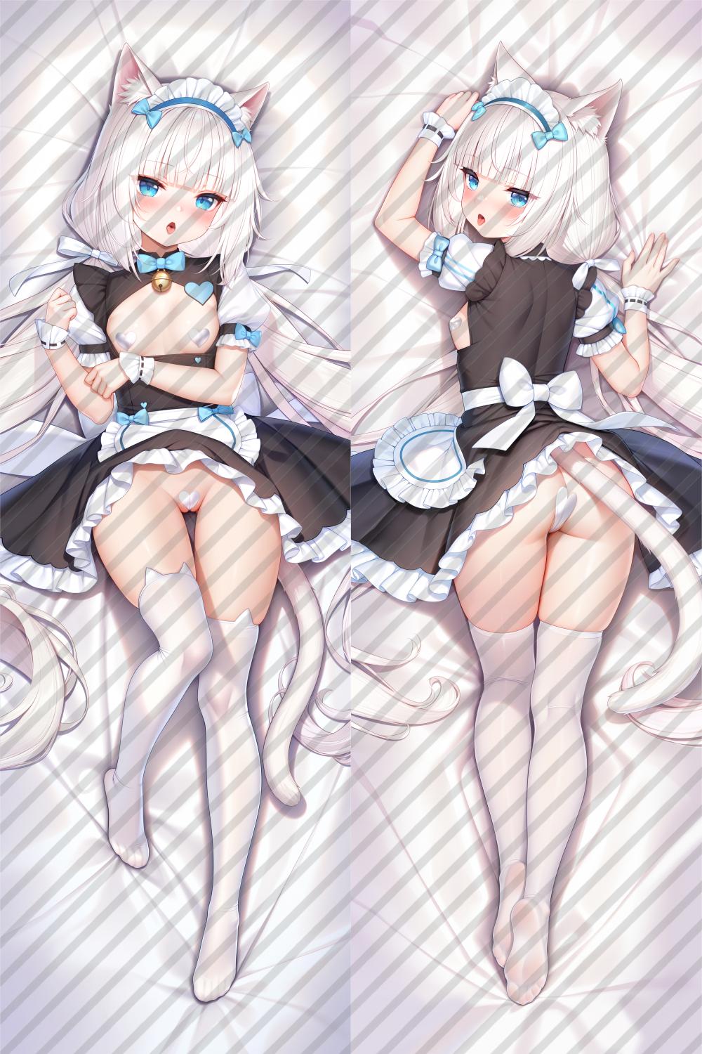 Nekopara Vanilla Anime Dakimakura Sexy Body Pillow Cover image 0