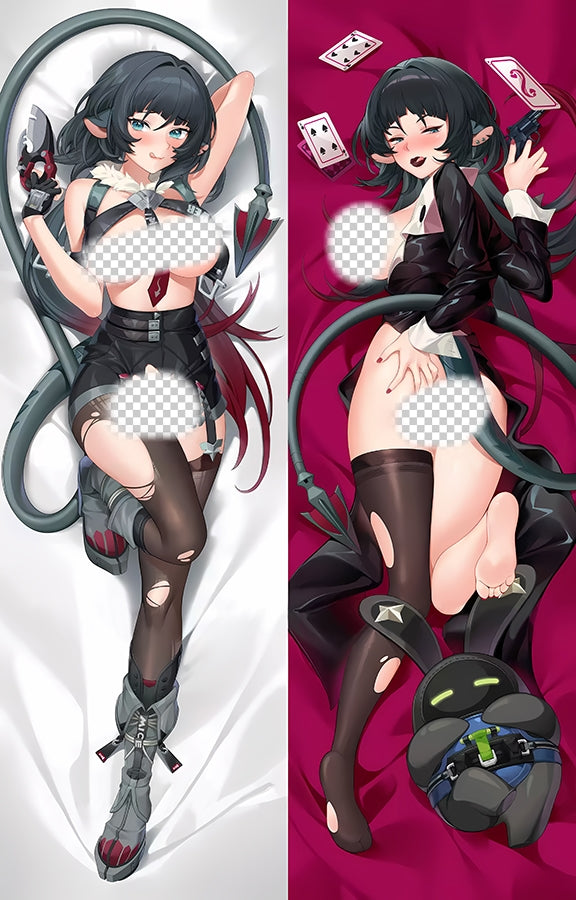 Zenless Zone Zero Jane Doe Anime Dakimakura Sexy Body Pillow Cover image 0