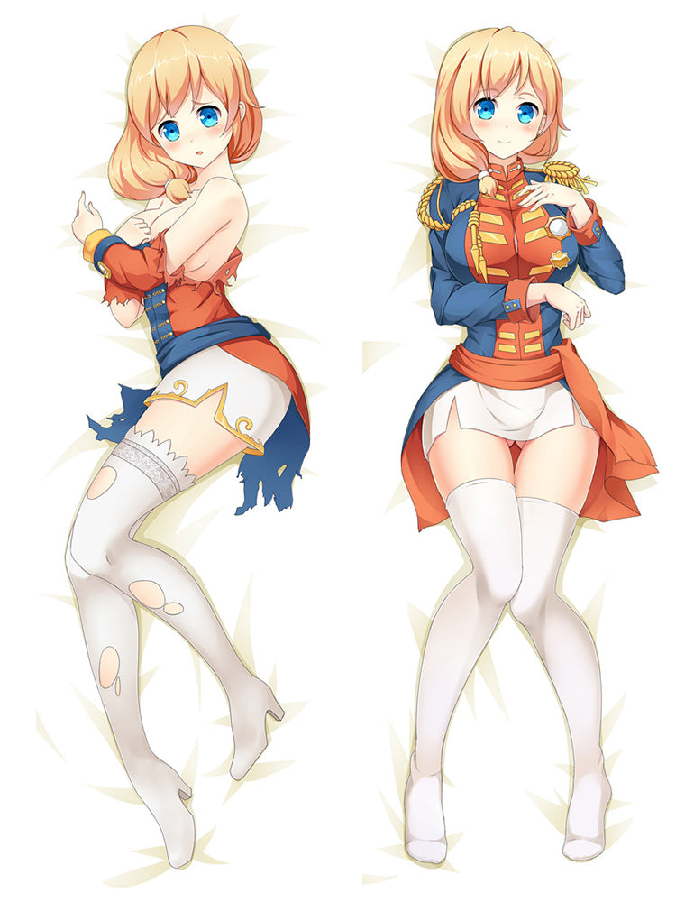 New Warship Girls HMS Rodney Hugging Body Otaku Gift Cover Dakimakura Pillow Case image 0