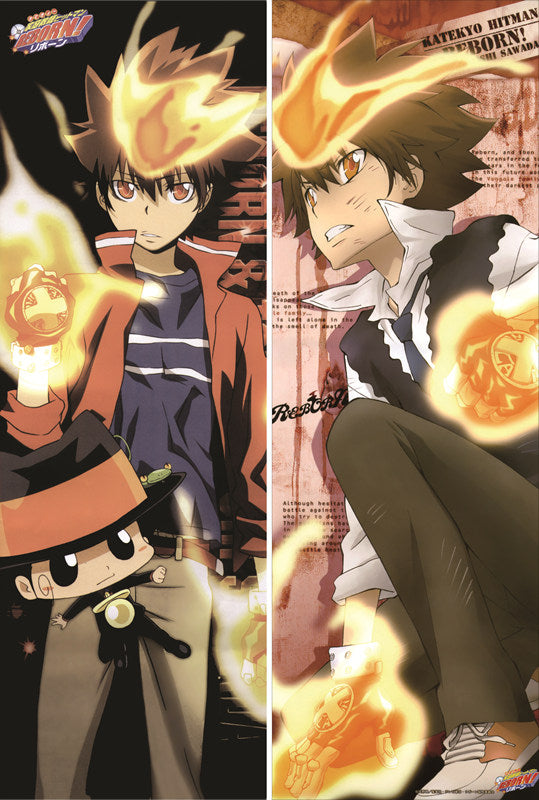Reborn! Tsunayoshi Sawada Anime Dakimakura Body Pillow Case image 0