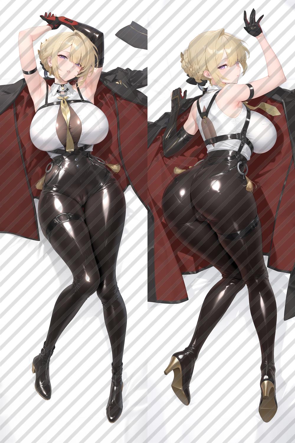 Zenless Zone Zero Evelyn Chevalier Anime Dakimakura Girl Body Pillow Cover image 0