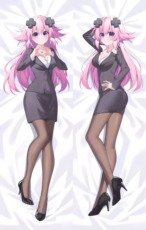 Hyperdimension Neptunia Neptune Anime Dakimakura Body Pillow Cover image 0
