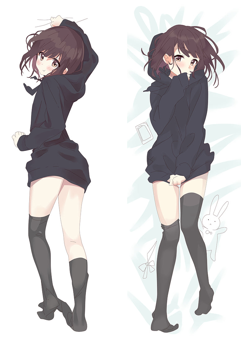 Nanase Kurumi Menhera-Chan Anime Dakimakura Pillow Cover image 0