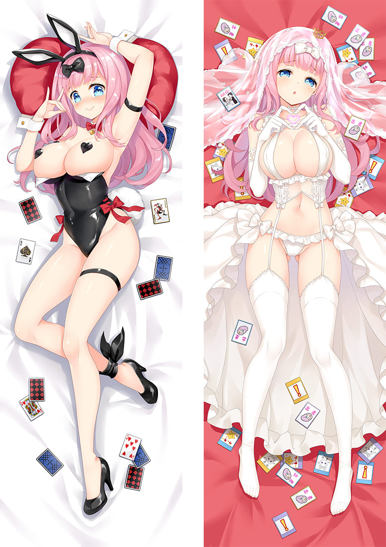 Kaguya-sama: Love Is War Fujiwara Chika Anime Dakimakura Pillow Cover image 0
