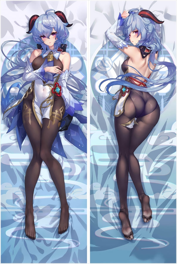 Genshin Impact Ganyu Anime Dakimakura Body Pillow Cover image 0