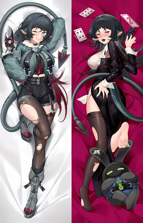 Zenless Zone Zero Jane Doe Anime Dakimakura Girl Body Pillow Cover image 0