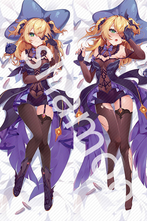 Genshin Impact Fischl Anime Dakimakura Girl Pillow Cover image 0