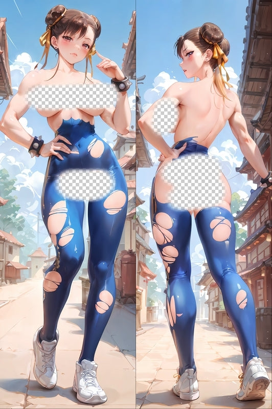 Street Fighter Chun-Li Anime Dakimakura Body Pillow Cover image 0