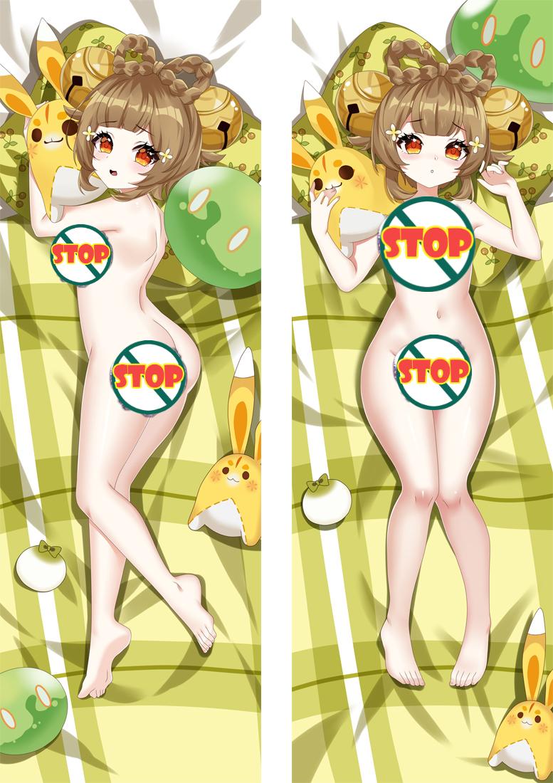 Genshin Impact Yaoyao Anime Dakimakura Body Pillow Cover image 0
