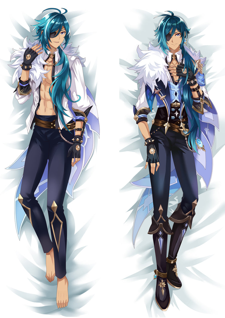 Genshin Impact Kaeya Alberch Anime Dakimakura Body Pillow Cover image 0