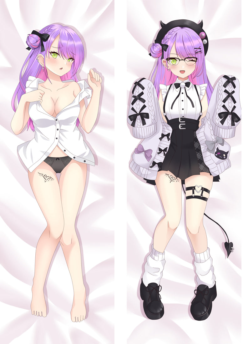 Virtual Youtuber Tokoyami Towa Anime Dakimakura Body Pillow Cover image 0