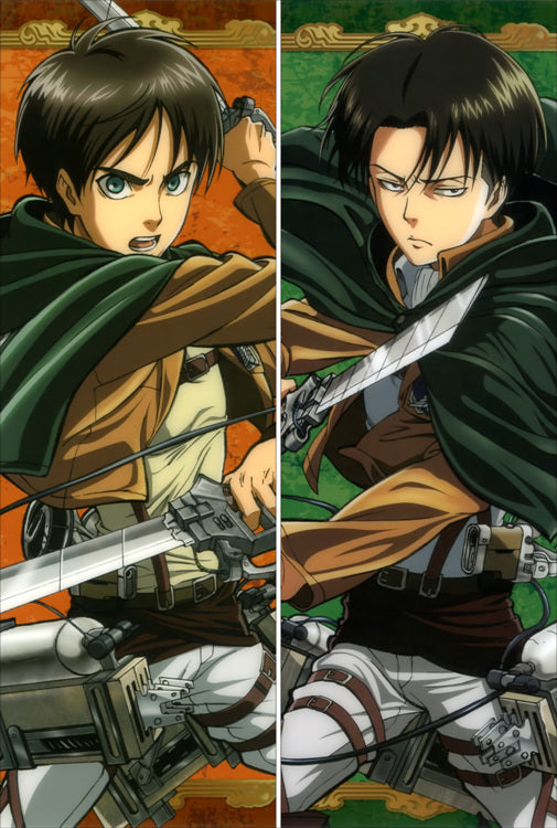 Attack on Titan Levi Ackerman Anime Dakimakura Body Pillow Cover image 0