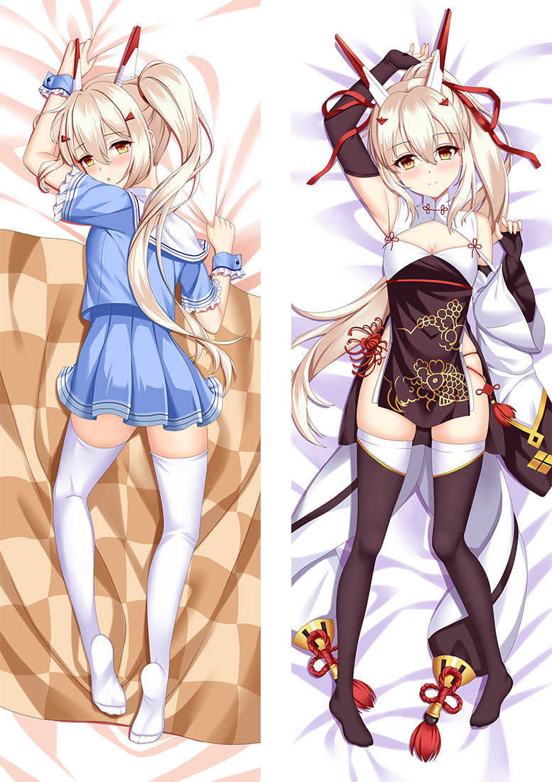 Azur Lane Ayanami Anime Dakimakura Pillow Cover image 0