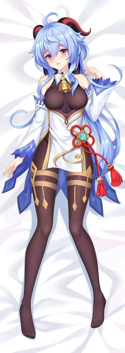 Genshin Impact Ganyu Anime Dakimakura Body Pillow Cover image 0