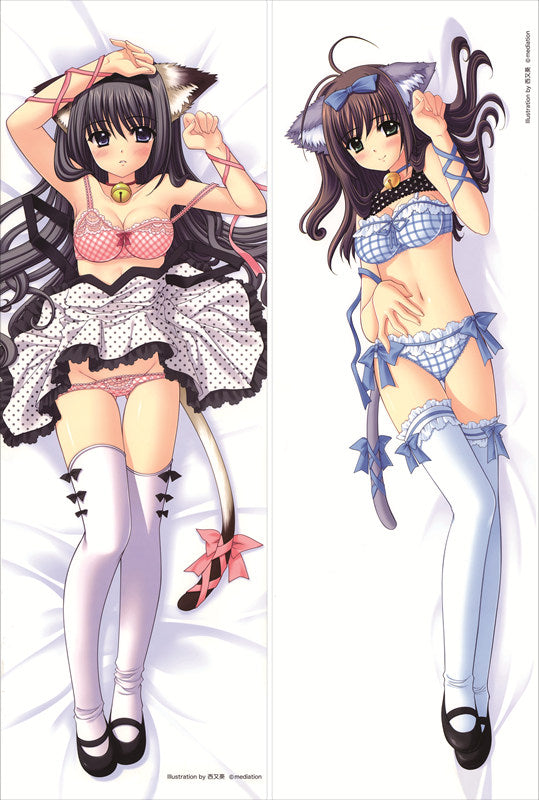 Nishimata Aoi Anime Dakimakura Body Pillow Cover image 0