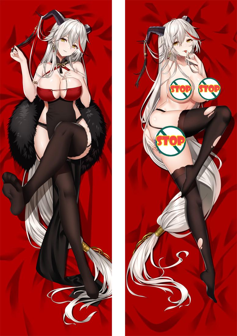 Azur Lane Aegir Anime Dakimakura Body Pillow Cover image 0