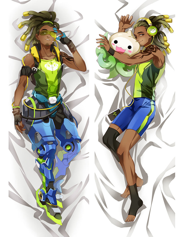 New Game Overwatch Lucio OW Otaku Dakimakura Pillow Case Cover Hugging Body image 0