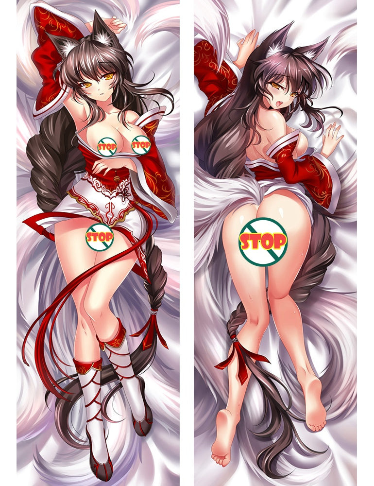 League of Legends LOL Ahri Anime Dakimakura Pillow Cover image 0