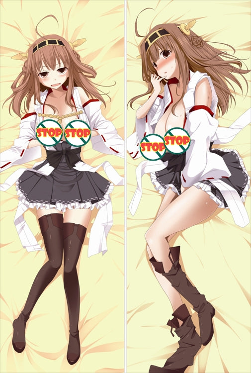 Kantai Collection Battleship Kongou Anime Dakimakura Body Pillow Cover image 0