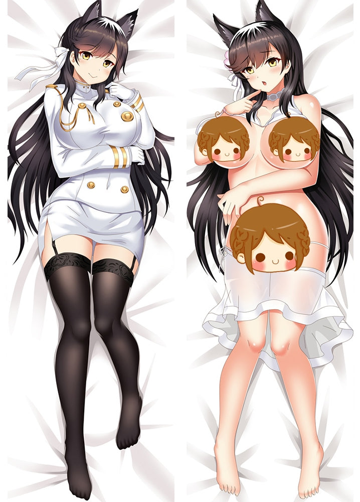 Azur Lane Atago Anime Dakimakura Pillow Case image 0