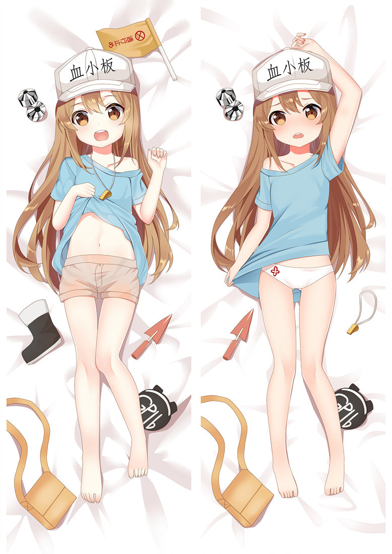 Cells at Work! Platelet Anime Dakimakura Pillow Cover image 0