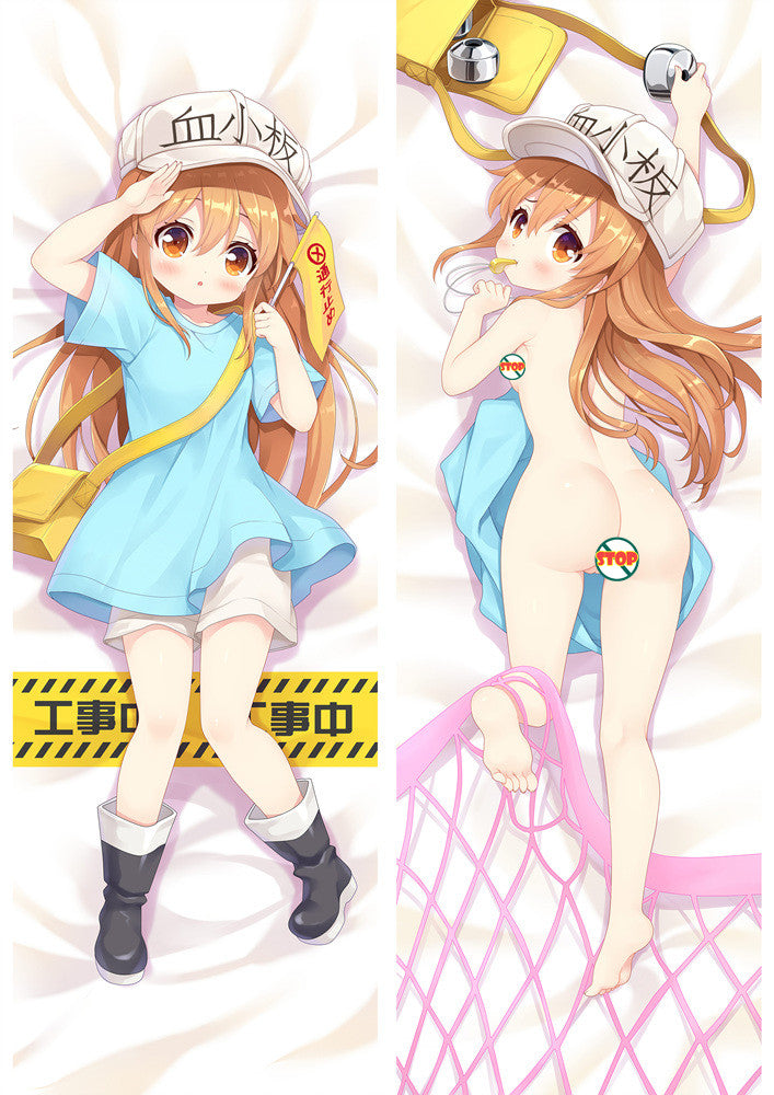 Cells at Work! Platelet Anime Dakimakura Pillow Cover image 0
