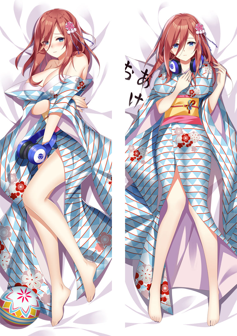 The Quintessential Quintuplets Nakano Miku Anime Dakimakura Pillow Cover image 0