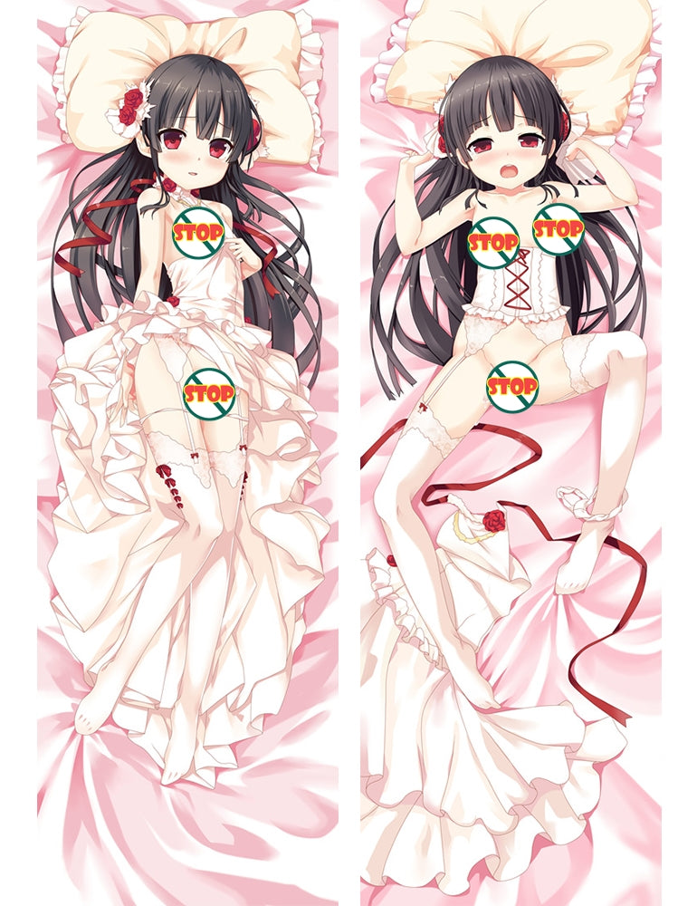 Monobeno Hachiroku Anime Dakimakura Pillow Cover image 0