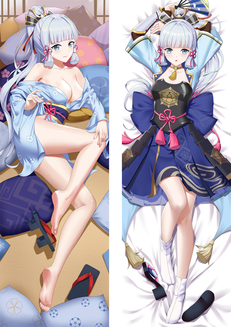 Genshin Impact Kamisato Ayaka Dakimakura Pillow Cover image 0