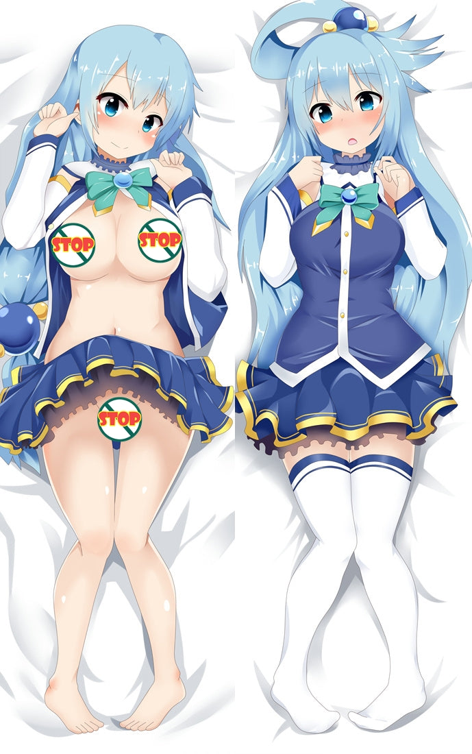 KonoSuba God's Blessing on This Wonderful World Aqua Anime Dakimakura Pillow Cover image 0