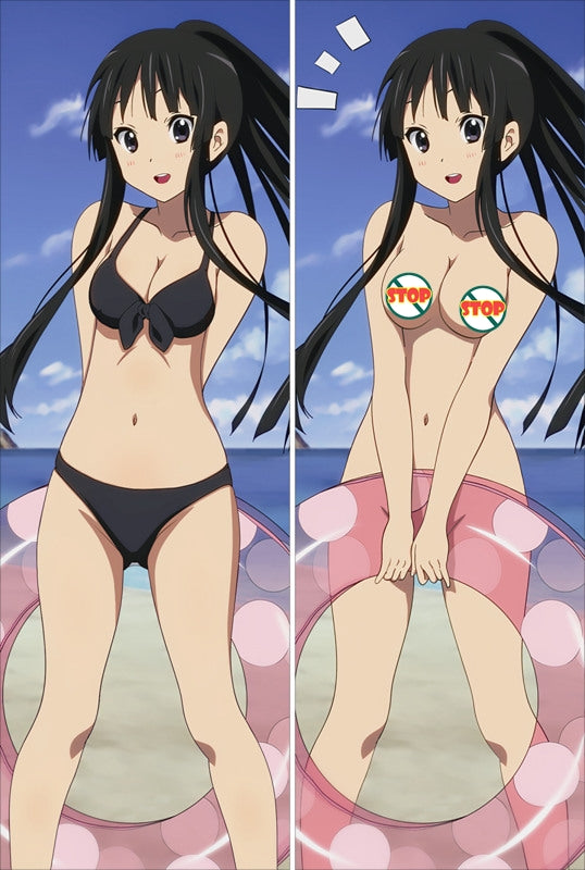 K-ON! Azusa Nakano Anime Dakimakura Body Pillow Case image 0