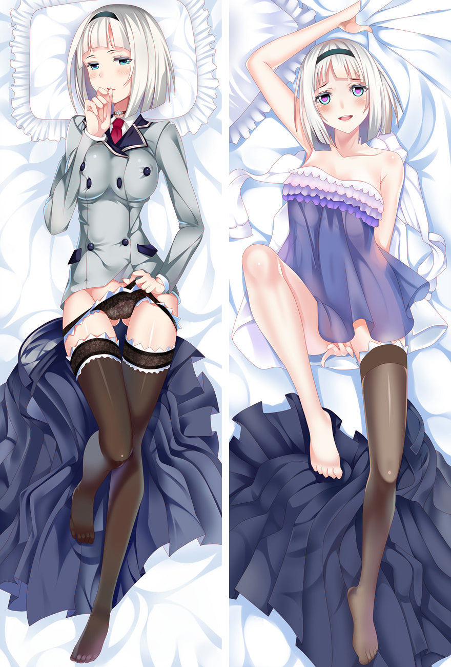 Shimoneta A Boring World Where the Concept of Dirty Jokes Doesn't Exist Anna Nishikinomiya Anime Dakimakura Pillow Case image 0
