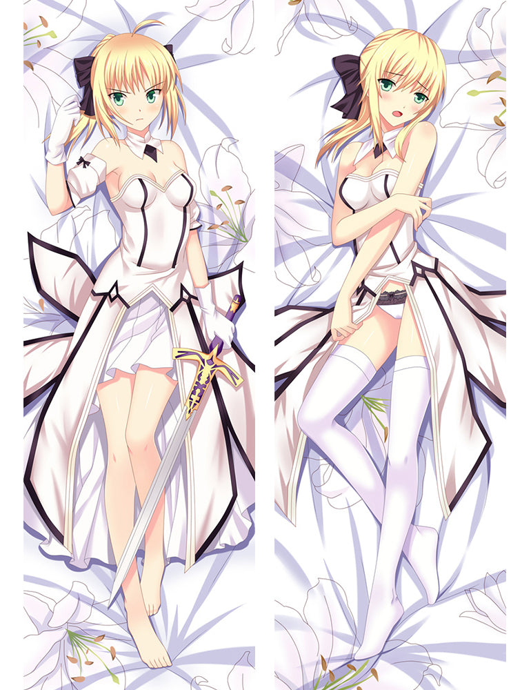 New Anime Fate Stay Night Saber Lily Dakimakura Cover Hugging Body Pillow Case image 0
