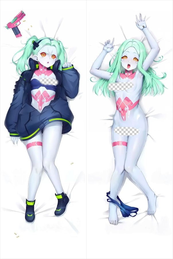 Cyberpunk: Edgerunners Rebecca Anime Dakimakura Naked Body Pillow Cover image 0
