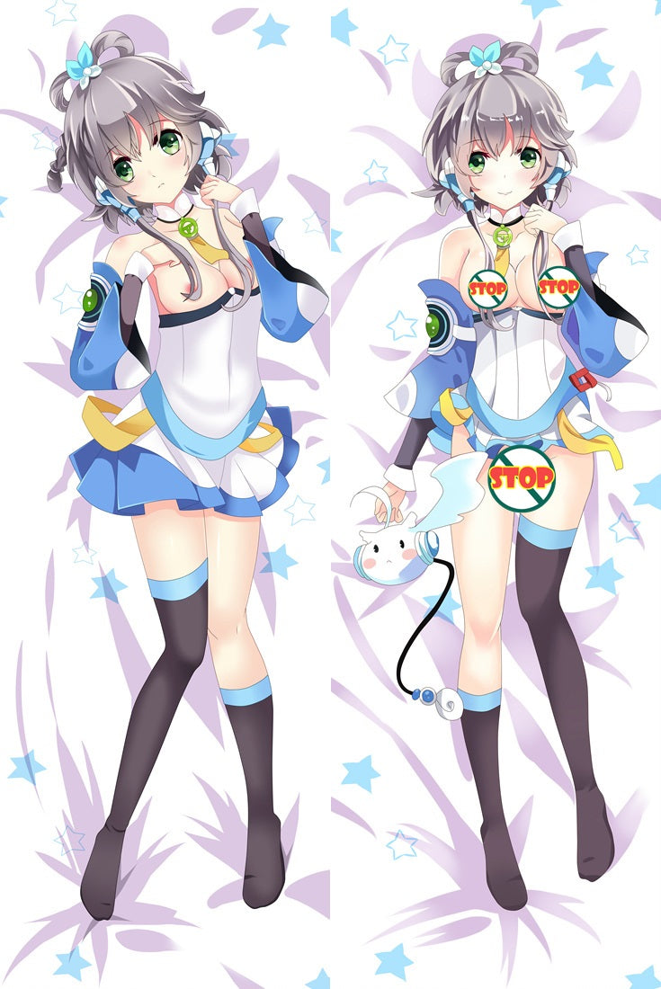 Vocaloid3 Luo Tianyi Anime Dakimakura Pillow Cover image 0