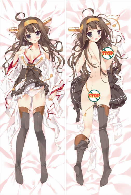 Kantai Collection Battleship Kongou Anime Dakimakura Body Pillow Cover image 0