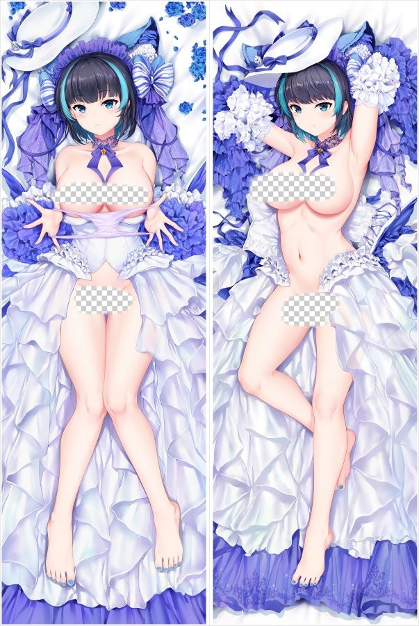 Azur Lane HMS Cheshire Anime Dakimakura Naked Body Pillow Cover image 0