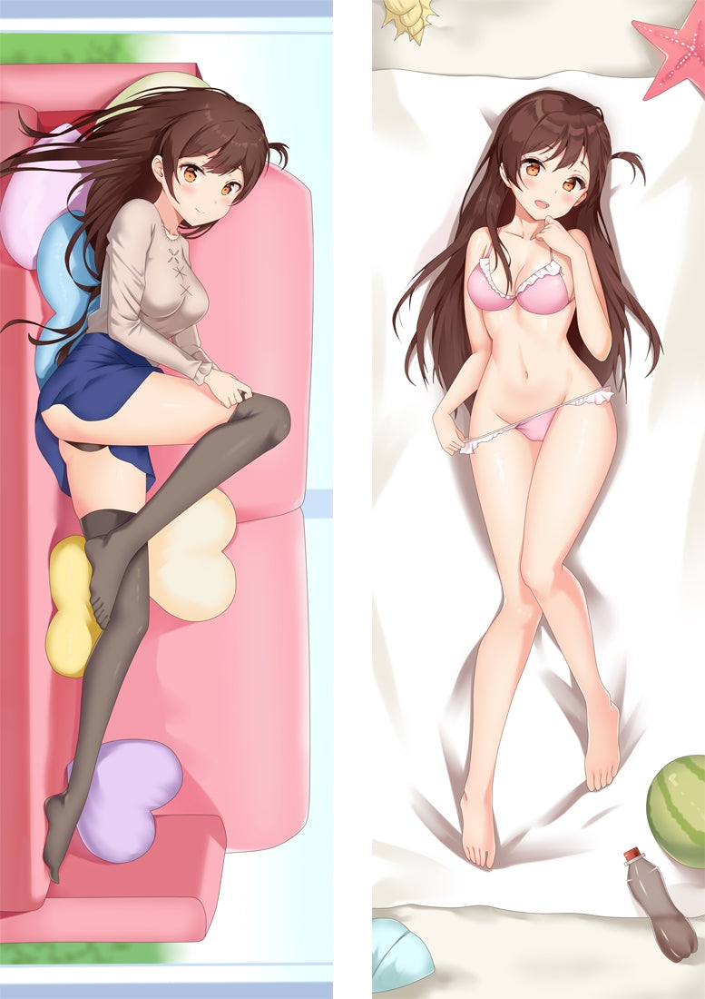 Kanojo, Okarishimasu Mizuhara Chizuru Anime Dakimakura Body Pillow Cover image 0