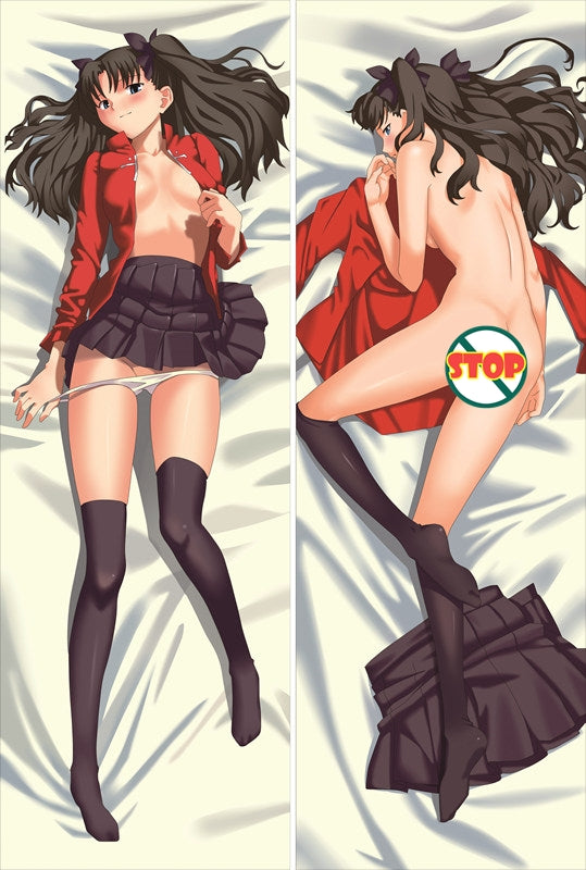 Fate stay night Rin Tohsaka Anime Dakimakura Pillow Cover image 0