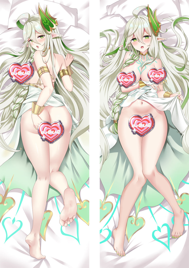 Genshin Impact Nahida with Double Sides Zipper to make love Anime Dakimakura Pillow Case image 0