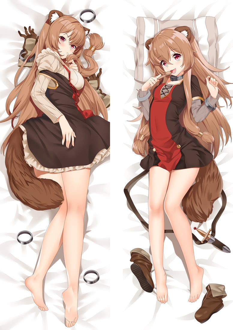 The Rising of the Shield Hero Raphtalia Anime Dakimakura Pillow Cover image 0