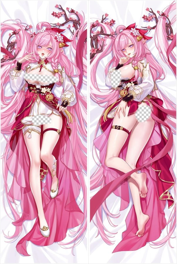Honkai Impact 3rd Elysia Anime Dakimakura Naked Body Pillow Cover image 0
