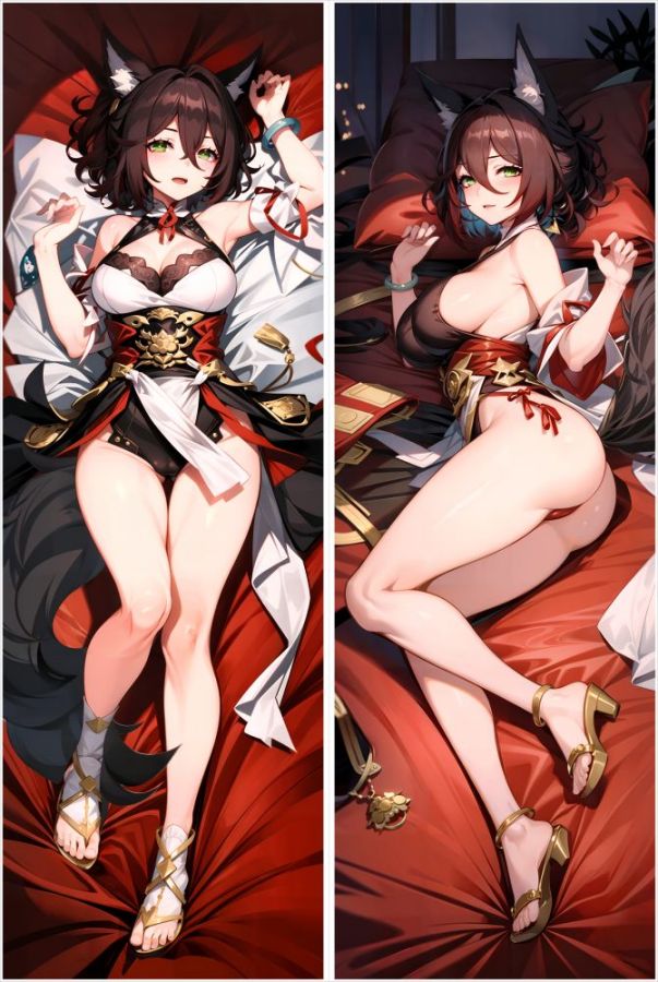 Honkai: Star Rail Tingyun Anime Dakimakura Girl Body Pillow Cover image 0