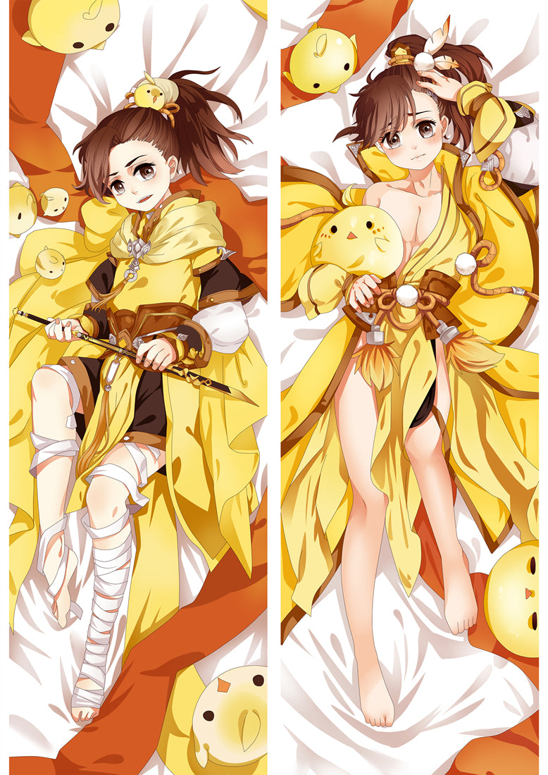 Legend of the Swordman online 3 Anime Dakimakura Pillow Cover image 0